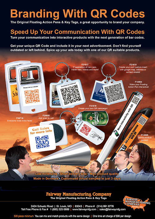 Promote with QR Codes and Floating View Products