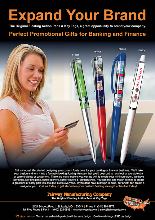 Banking and Financial Floaty Pens
