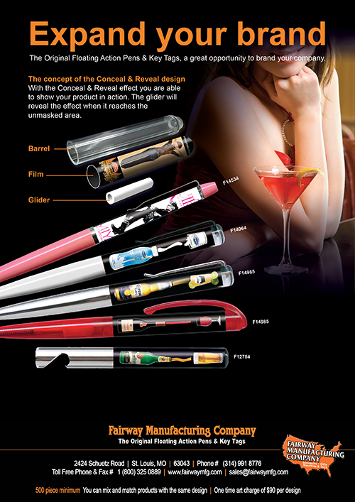 Conceal and Reveal Pens By Fairway Manufacturing Company
