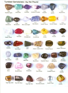 Rock Pens tumbled polished stones